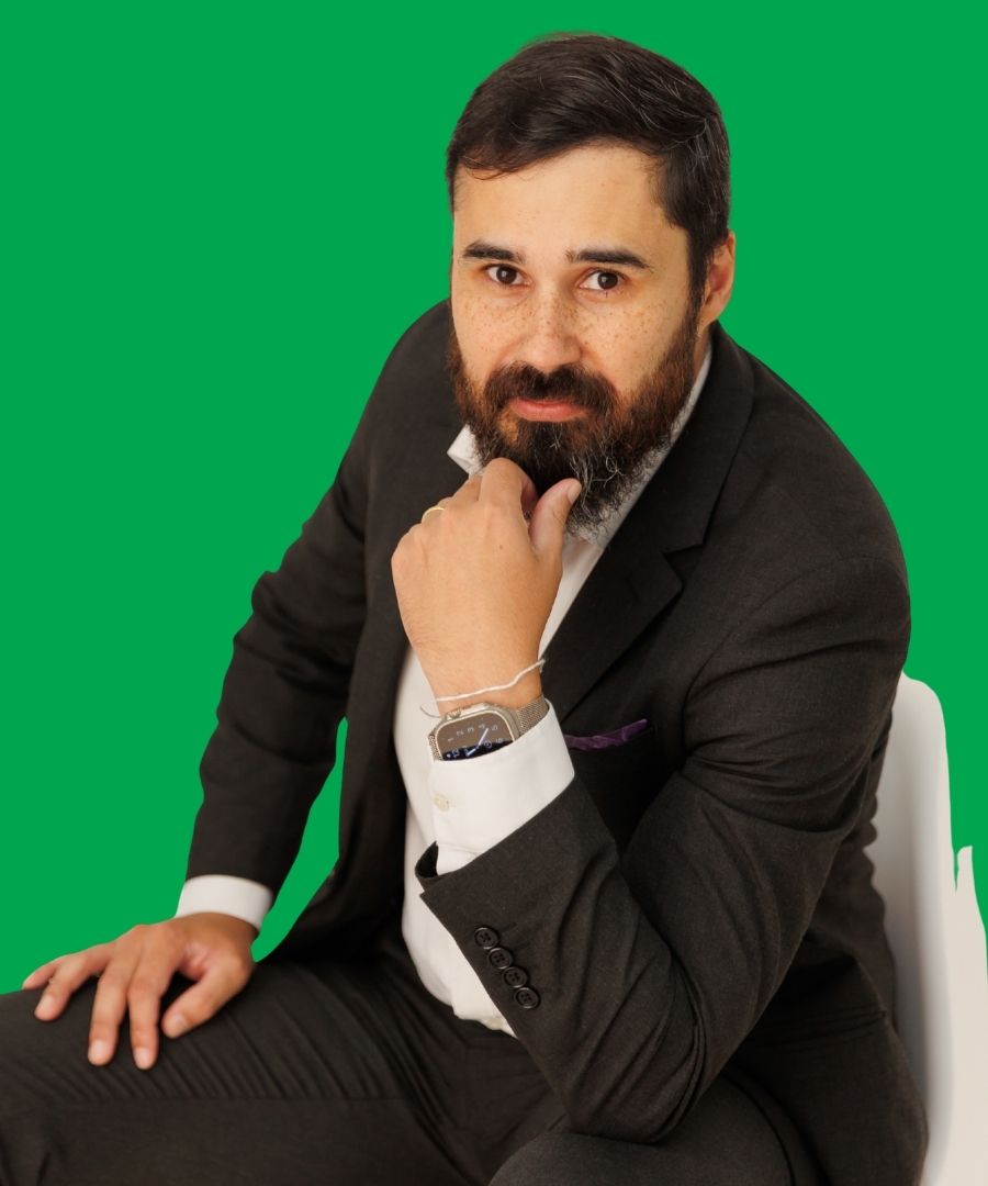 Bruno Javorski em sessão de Neurofeedback